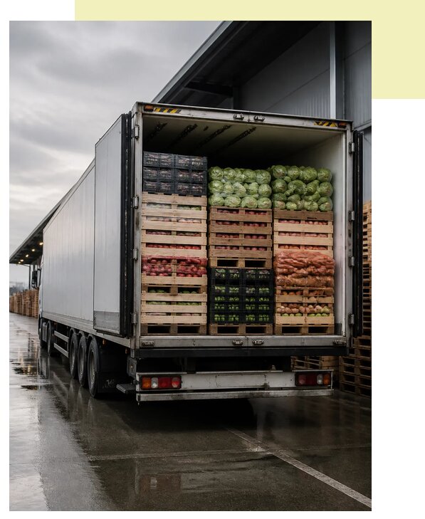 Перевозка плодоовощной продукции в Шатуру по цене от 5122 р. | Агросервис-Штр