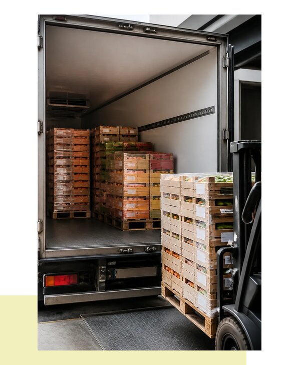 Перевозка сельхозпродукции на паллетах с доставкой в Шатуру